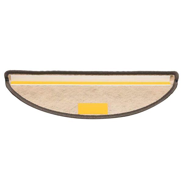 vidaXL Selvklebende trappematter sisal 30 stk 56x17x3 cm gr&aring; og beige