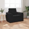 vidaXL Sammenleggbar Sofa seng Svart 98 x 71 x 83 cm Fl&oslash;yel
