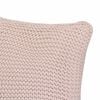 vidaXL Kastpute Basketweave med pute 2 pcs Rosa 45 x 45 cm Bomull