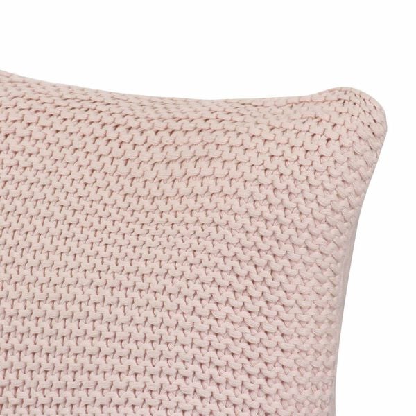 vidaXL Kastpute Basketweave med pute 2 pcs Rosa 45 x 45 cm Bomull