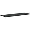 vidaXL Vinduskarmer Svart med trestruktur 120 x 45 x 4,5 cm PVC