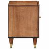 vidaXL Nattbord 2 stk 40x33x46 cm heltre mango