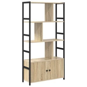 vidaXL Bokhylle 80 x 30 x 155,5 cm Konstruert tre Sonoma eik