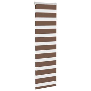 vidaXL Sebragardin brun 40x100 cm stoff bredde 35,9 cm polyester