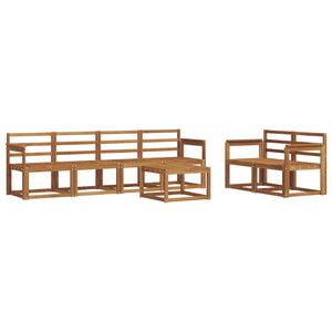 vidaXL Utend&oslash;rs sofa-sett 7 pcs Naturlig