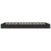 vidaXL Sengeramme svart 75x190 cm konstruert tre