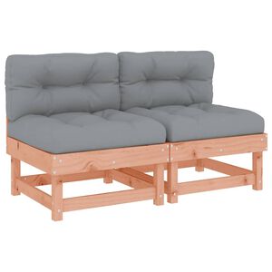 vidaXL Midtsofaer med puter 2 stk heltre douglas