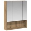 vidaXL Baderomsspeilskap Kunstnerisk Eik 60 x 14.5 x 70 cm