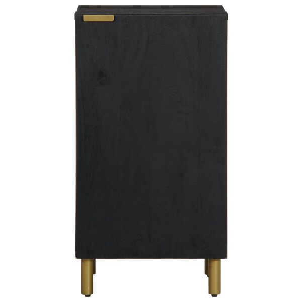 vidaXL Skjenk svart 40x33x75 cm konstruert tre