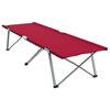 vidaXL Sammenleggbar camping seng Rød 62 x 194 x 42 cm Oxford-stoff