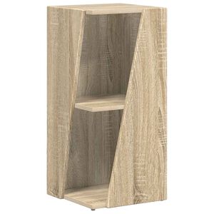 vidaXL Sidehylle 33 x 32 x 70,5 cm Konstruert tre Sonoma eik