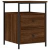 vidaXL Nattbord brun eik 44x45x60 cm konstruert tre