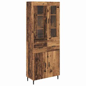 vidaXL H&oslash;yskap 2 stk. Gamle tre 69,5 x 34 x 180 cm Konstruert tre
