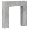 vidaXL Peisramme Betonggr&aring; 102 x 18 x 100,5 cm Konstruert tre