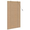 vidaXL Rullegardin med gardiner Natur 90 x 160 cm Bambus