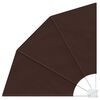vidaXL Balkong privat skjerm 160 x 160 cm Polyester Brun