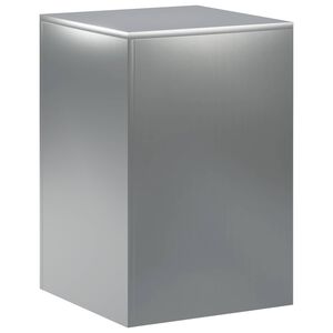 vidaXL Planteholder S&oslash;lv 40 x 40 x 60 cm St&aring;l