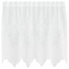 vidaXL Blondegardin Hvit 120 x 150 cm Polyester