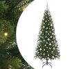vidaXL Kunstig juletre gr&oslash;nn 180 cm PE og PVC