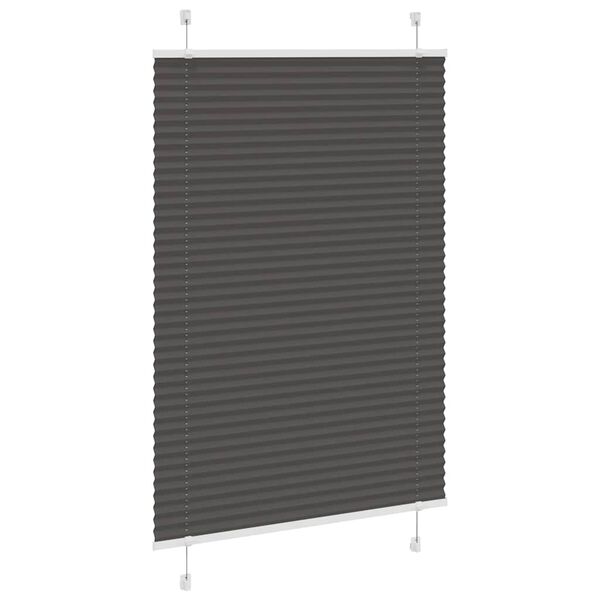 vidaXL pliss&eacute;gardin sort 90x100 cm Stoff Bredde 89,4 cm Polyester