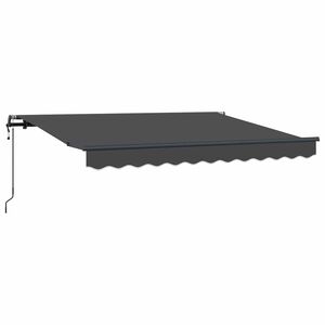 vidaXL Innvendbar Markise Antrasitt 250 x 200 cm stoff