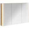 vidaXL Baderomsspeilskap Kunstnerisk Eik 103,5 x 15,5 x 70 cm