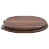 vidaXL Myk-lukking toalettsete Brun 44 x 38 cm MDF-plater