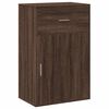 vidaXL Oppbevaringsskap brun eik 56,5x39x90 cm konstruert tre