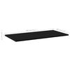 vidaXL Hylleplater 4 stk svart 80x40x1,5 cm sponplate
