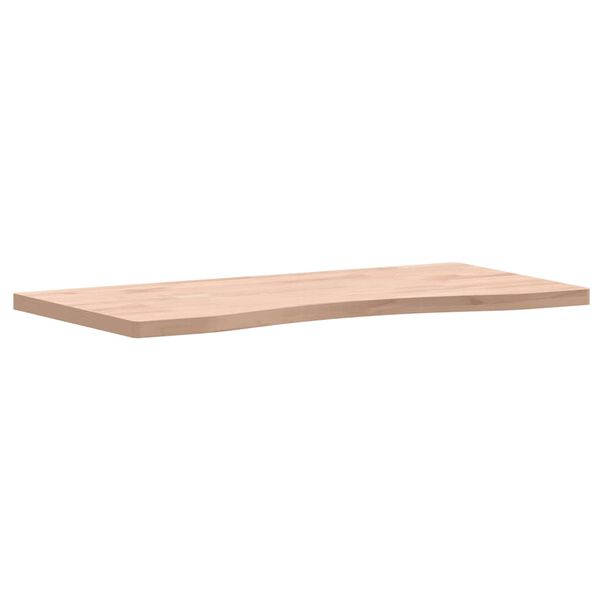 vidaXL Bordplate 80x(36-40)x2,5 cm heltre b&oslash;k