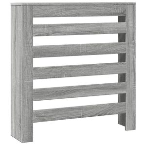 vidaXL Radiatordeksel gr&aring; sonoma 78x20x82 cm konstruert tre