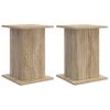 vidaXL Planteholder 2 pcs Sonoma eik 30,5 x 30 x 43 cm Konstruert tre