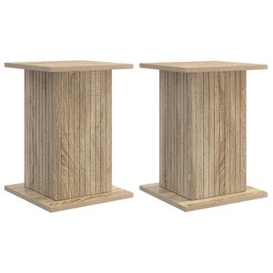 vidaXL Planteholder 2 pcs Sonoma eik 30,5 x 30 x 43 cm Konstruert tre