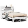 vidaXL Sengeramme uten madrass hvit 135x190 cm heltre furu