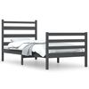 vidaXL Sengeramme heltre furu 90x200 cm gr&aring;