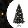 vidaXL Juletre Svart 180 cm PVC