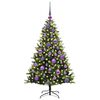 vidaXL Kunstig Hengt Julegran med 150 LED-lys gr&oslash;nn 120 cm PVC og PE
