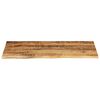 vidaXL Bordplate 110x60x2,5 cm naturlig kant grovt heltre mangotre