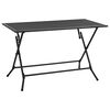 vidaXL Utend&oslash;rs spisestue 3 deler st&aring;l antrasitt