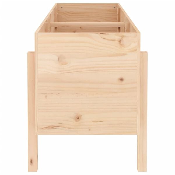 vidaXL Høybed for hage 160x50x57 cm heltre furu