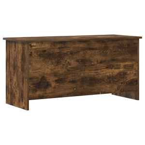 vidaXL Oppbevaringskiste R&oslash;kt Eik 100 x 40 x 50 cm Konstruert tre