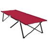 vidaXL Sammenleggbar camping seng 2 pcs R&oslash;d 206 x 76 x 74 cm