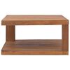 vidaXL Salongbord 65x65x33 cm heltre teak