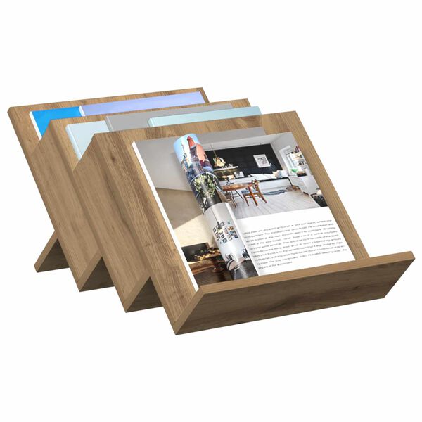 vidaXL Magasinreol Artisan Eik 53 x 40 x 28.5 cm Konstruert tre