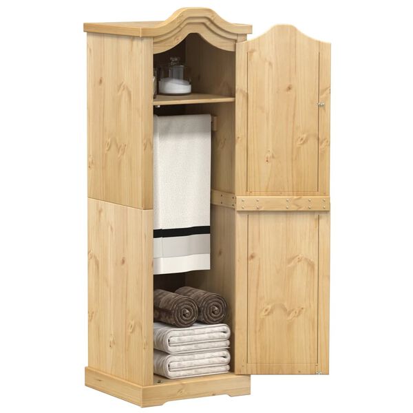 vidaXL Garderobe Corona 55x52x170 cm heltre furu