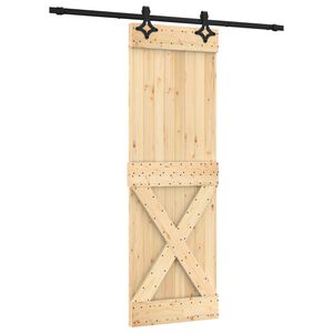 vidaXL Skyved&oslash;r 70 x 210 cm Massiv Furu Tre (Ubehandlet)