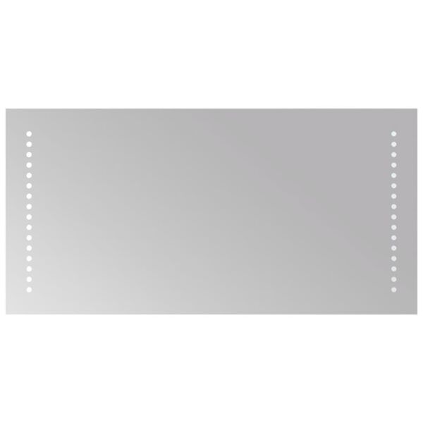 vidaXL Baderomsspeil med LED 60x30 cm