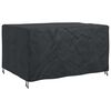 vidaXL M&oslash;belbeskyttelse Ensfarget Svart 180 x 120 x 74 cm 420D