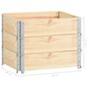 vidaXL Pallekarmer 3 stk 60x80 cm heltre furu