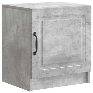 vidaXL Nattbordskap Betonggr&aring; 43 x 34,5 x 47 cm Konstruert tre